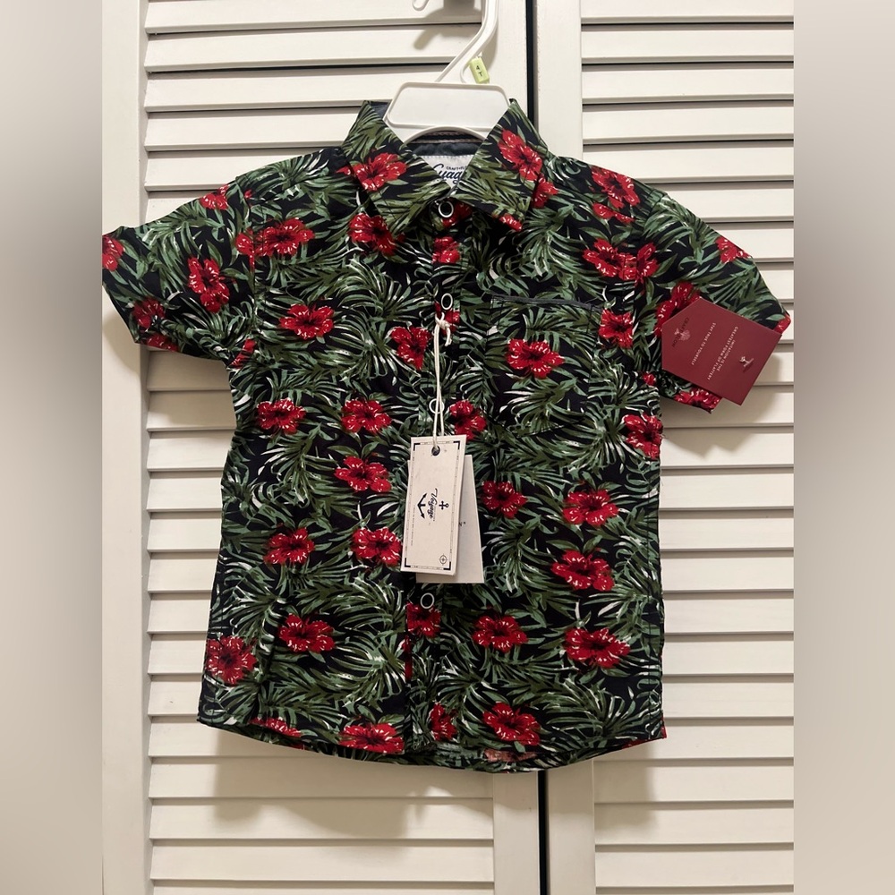 Toddler Boys Tropical Top